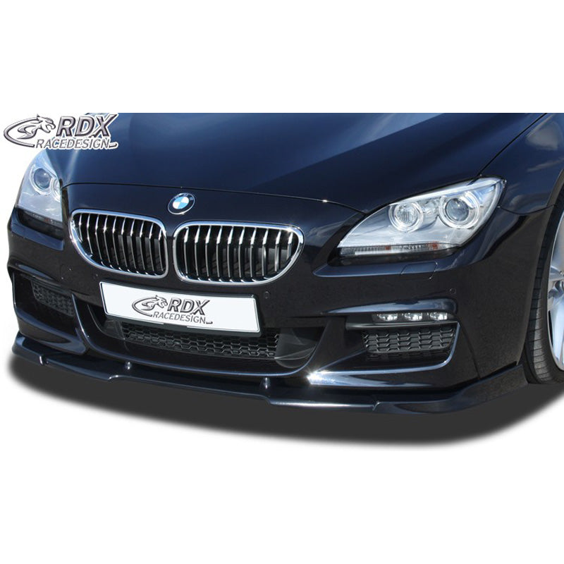 RDX Racedesign, Frontspoiler Vario-X passend für BMW 6er F06 Gran Coupe M-Technik (PU), PU-Rim, Unlackiert