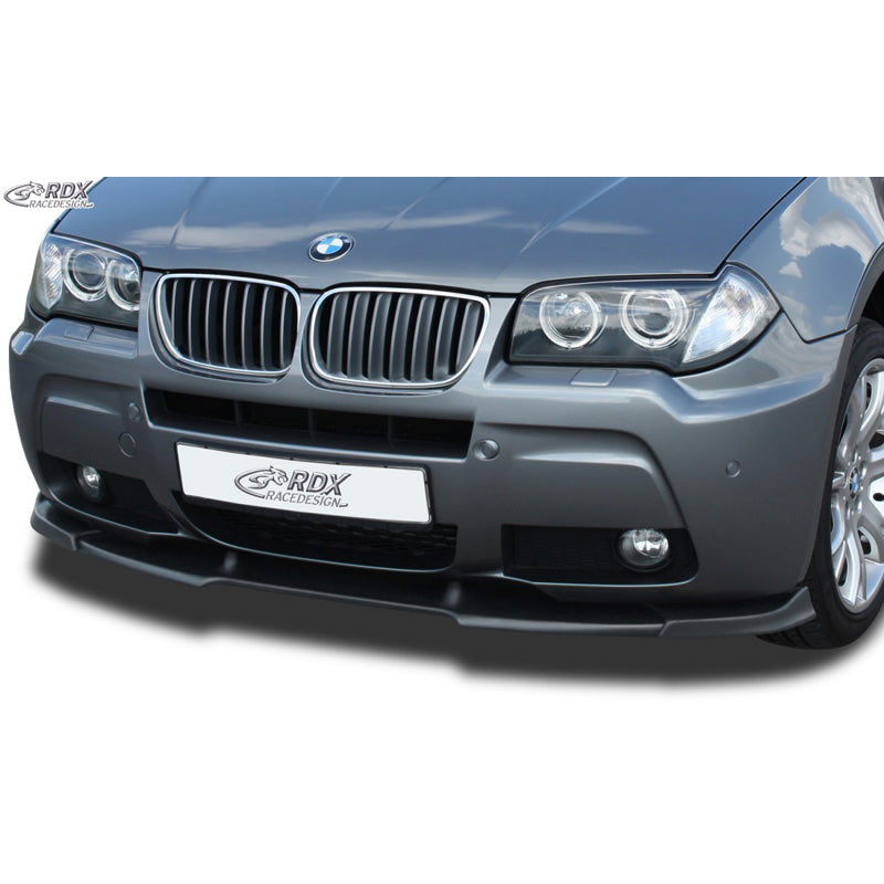 RDX Racedesign, Frontspoiler Vario-X passend für BMW X3 E83 2006-2010 (PU), PU-Rim, Unlackiert