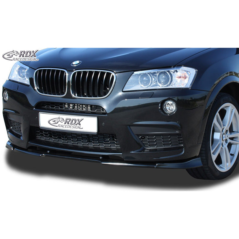 RDX Racedesign, Frontspoiler Vario-X passend für BMW X3 F25 M-Technik 2010-2014 (PU), PU-Rim, Unlackiert