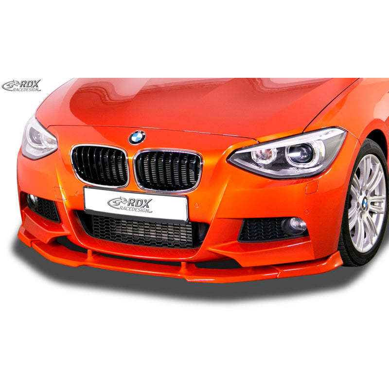 RDX Racedesign, Frontspoiler Vario-X passend für BMW 1er F20 2011- 2015 mit M-Stoßstange (PU), PU-Rim, Unlackiert