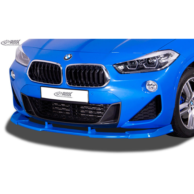 RDX Racedesign, Frontspoiler Vario-X passend für BMW X2 F39 M-Sport 2018- inkl. M35i (PU), PU-Rim, Unlackiert