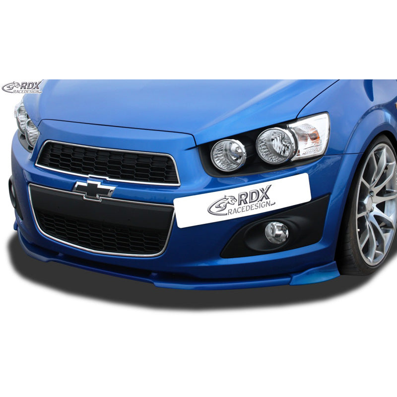 RDX Racedesign, Frontspoiler Vario-X passend für Chevrolet Aveo (T300) 2011- (PU), PU-Rim, Unlackiert