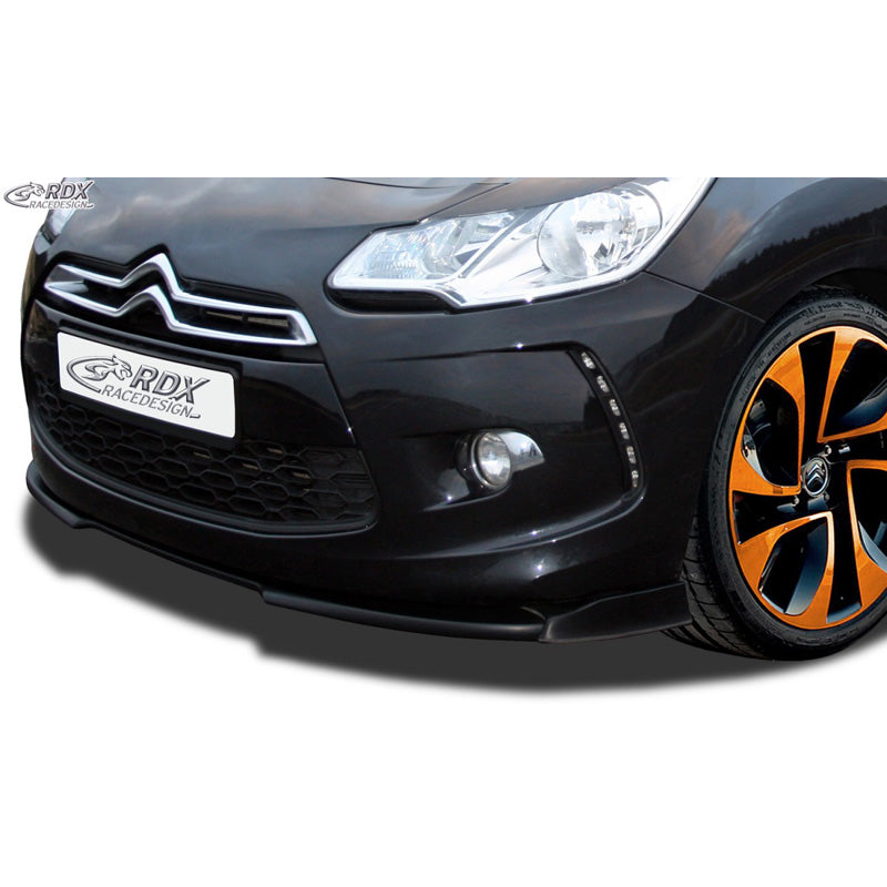 RDX Racedesign, Frontspoiler Vario-X passend für Citroën DS3 2009-2016 (PU), PU-Rim, Unlackiert