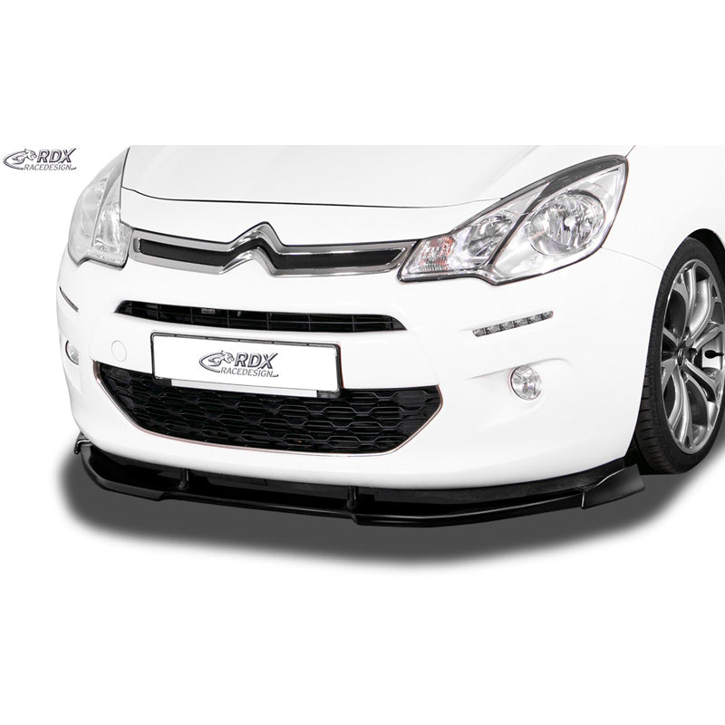 RDX Racedesign, Frontspoiler Vario-X passend für Citroën C3 2013-2016 (PU), PU-Rim, Unlackiert