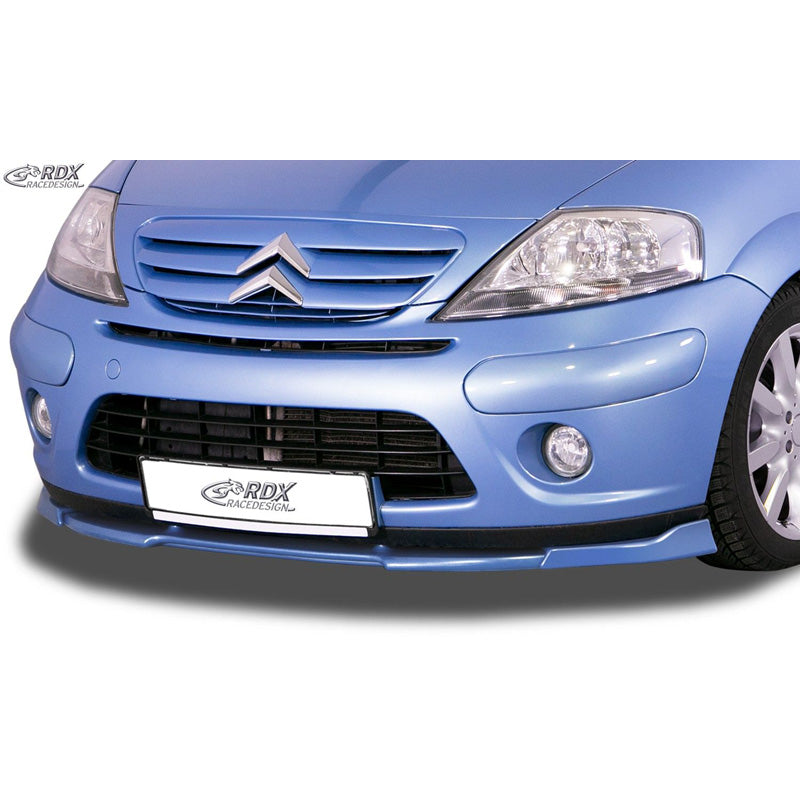 RDX Racedesign, Frontspoiler Vario-X passend für Citroën C3 Facelift 2005-2009 (PU), PU-Rim, Unlackiert