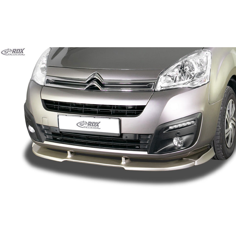 RDX Racedesign, Frontspoiler Vario-X passend für Citroën Berlingo (B9)/Peugeot Partner 2015-2018 (PU), PU-Rim, Unlackiert