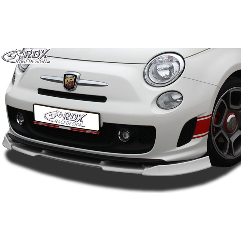 RDX Racedesign, Frontspoiler Vario-X passend für Fiat 500 Abarth (PU), PU-Rim, Unlackiert