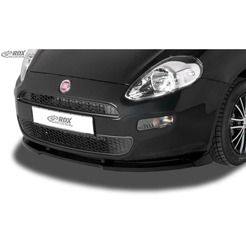 RDX Racedesign, Frontspoiler Vario-X passend für Fiat Punto (199) 2012-2018 (PU), PU-Rim, Unlackiert