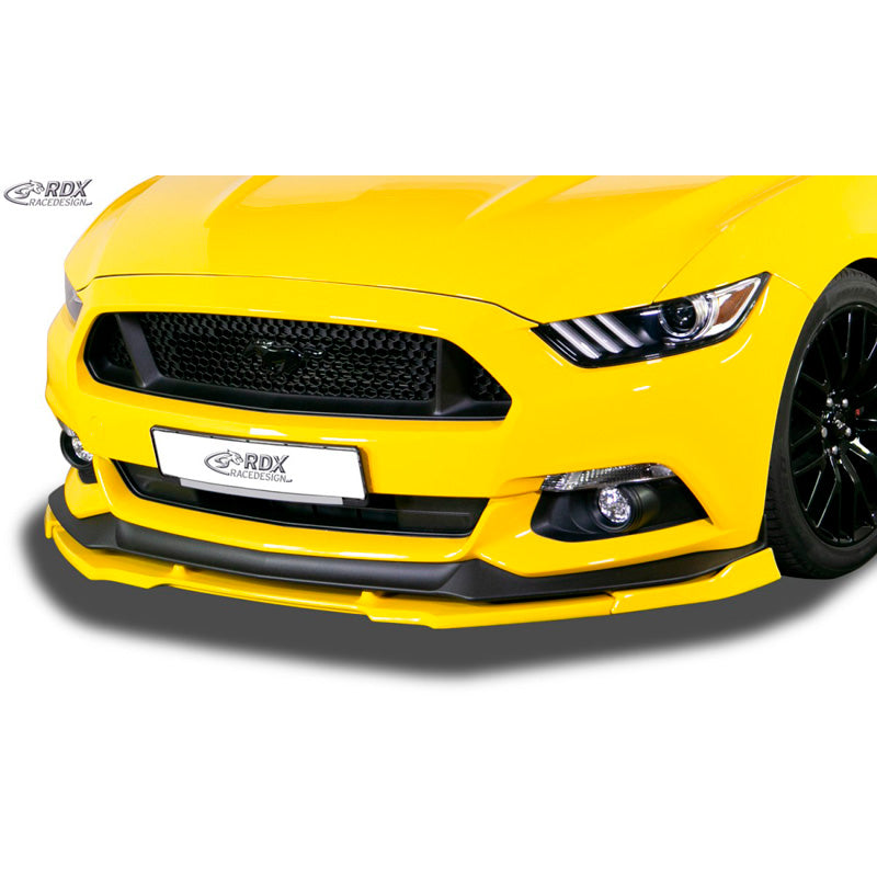 RDX Racedesign, Frontspoiler Vario-X passend für Ford Mustang VI 2014-2018 (PU), PU-Rim, Unlackiert