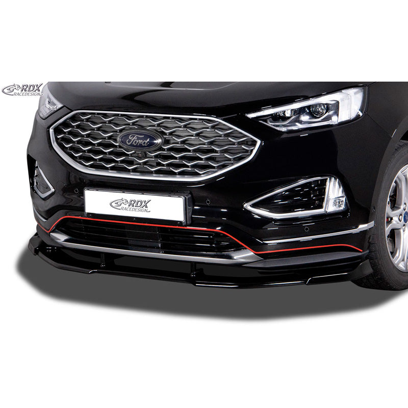 RDX Racedesign, Frontspoiler Vario-X passend für Ford Edge Vignale, Titanium, Trend Facelift 2018- (PU), PU-Rim, Unlackiert