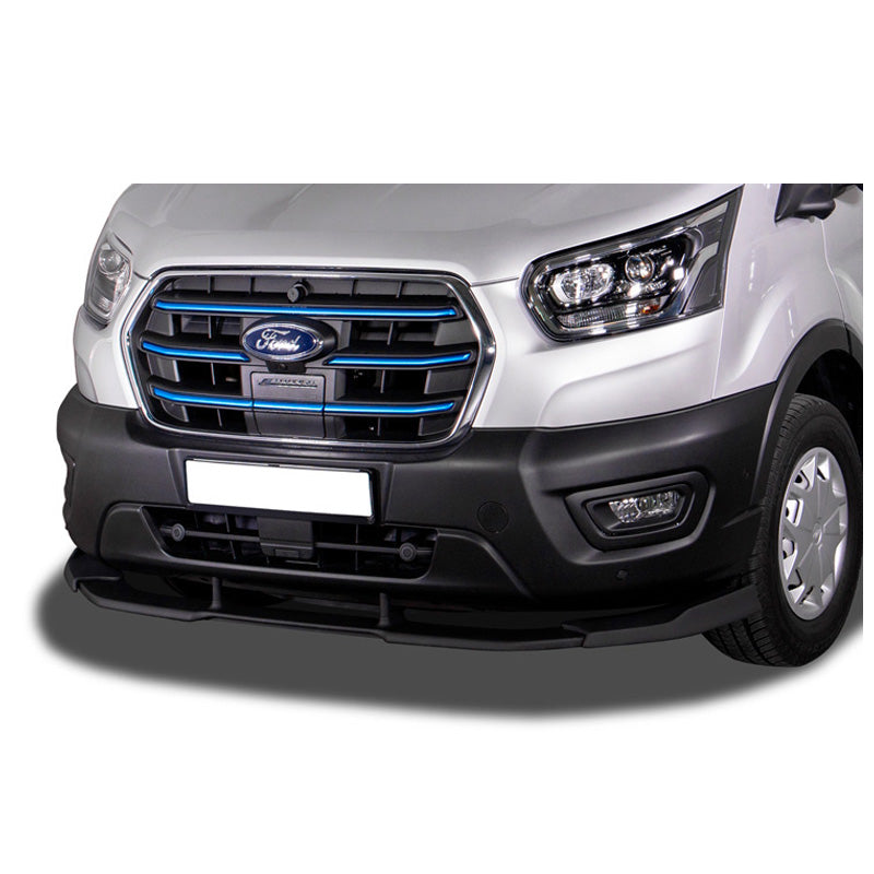 RDX Racedesign, Frontspoiler Vario-X passend für Ford Transit Facelift 2019- (PU), PU-Rim, Unlackiert