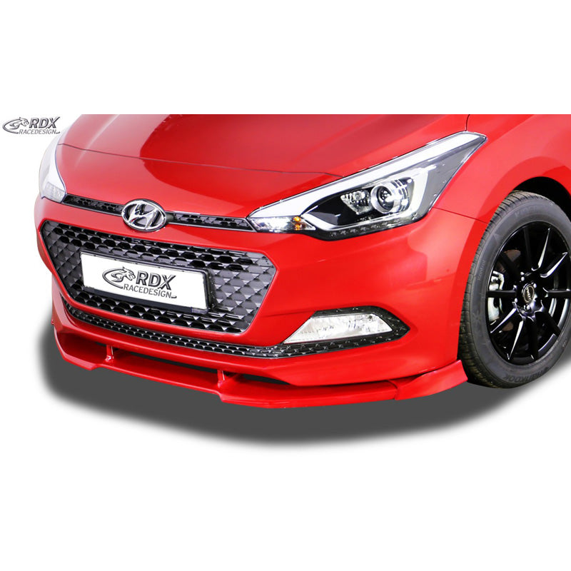 RDX Racedesign, Frontspoiler Vario-X passend für Hyundai i20 GB 2014- (PU), PU-Rim, Unlackiert