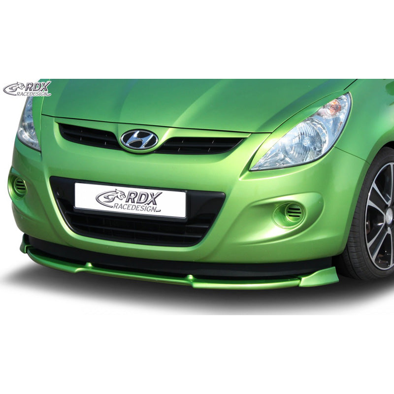 RDX Racedesign, Frontspoiler Vario-X passend für Hyundai i20 PB/PBT 2008-2012 (PU), PU-Rim, Unlackiert