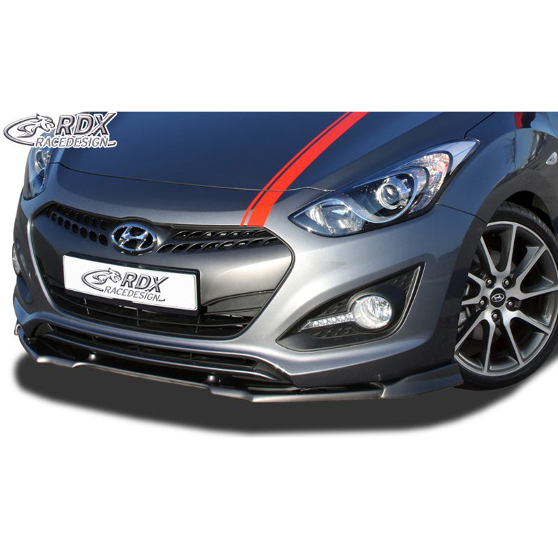 RDX Racedesign, Frontspoiler Vario-X passend für Hyundai i30 Coupe 2013- (PU), PU-Rim, Unlackiert