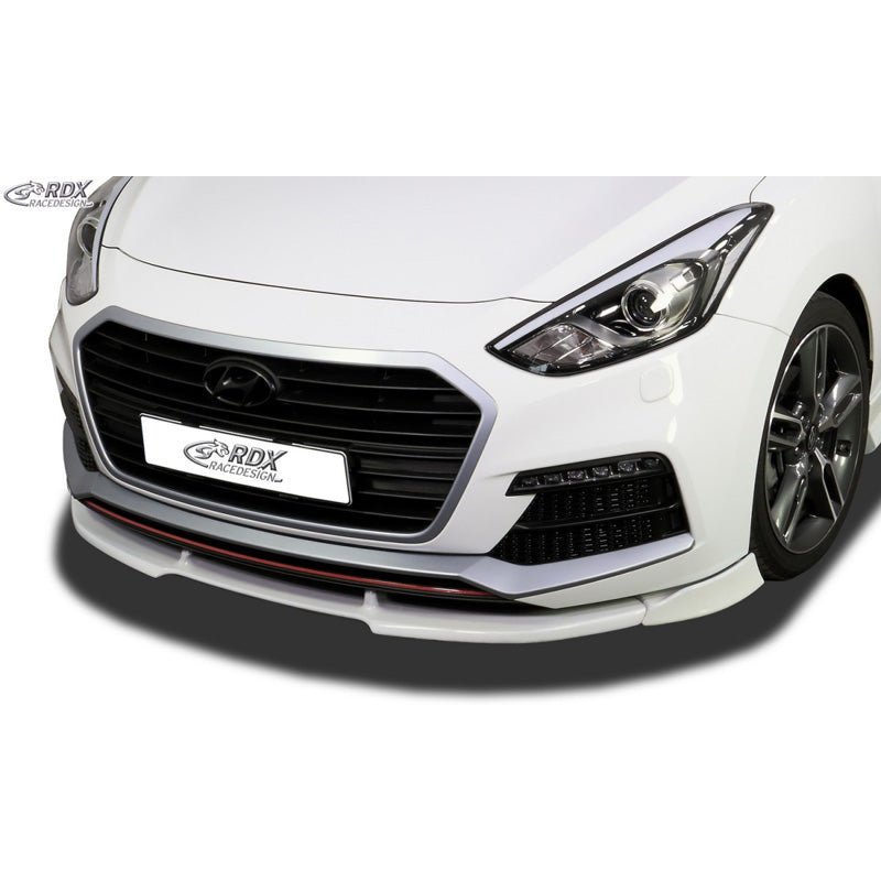 RDX Racedesign, Frontspoiler Vario-X passend für Hyundai i30 Turbo GD 2012- inkl. Coupe (PU), PU-Rim, Unlackiert