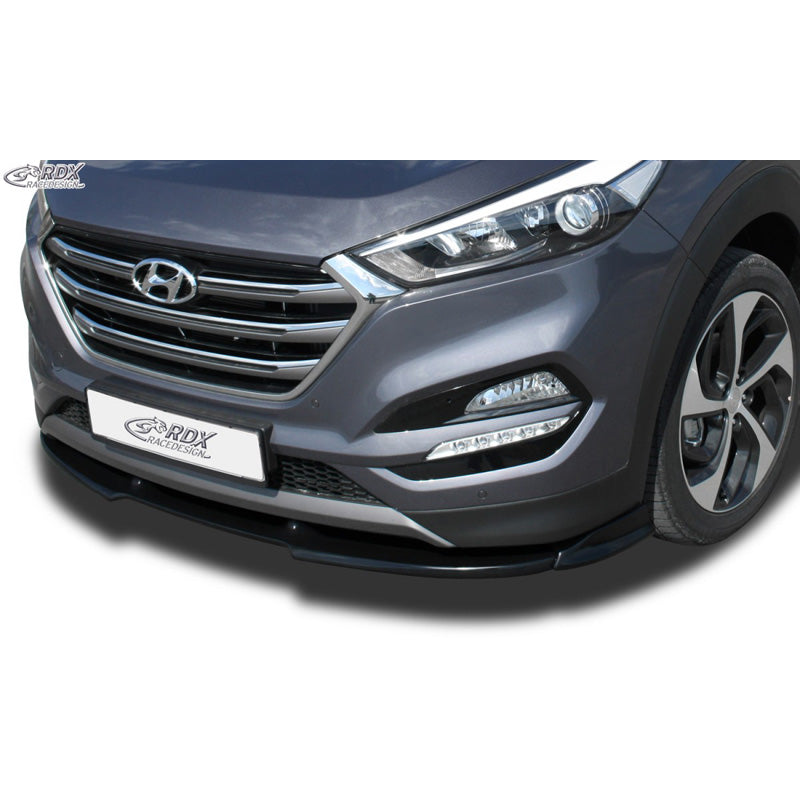 RDX Racedesign, Frontspoiler Vario-X passend für Hyundai Tucson TL 2015-2018 (PU), PU-Rim, Unlackiert