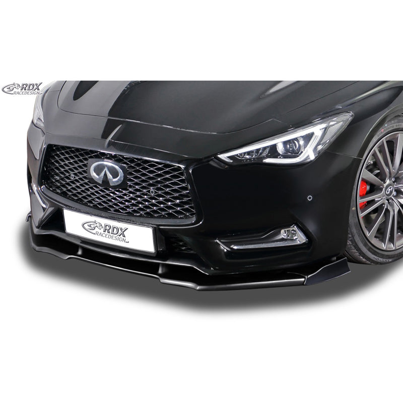 RDX Racedesign, Frontspoiler Vario-X passend für Infiniti Q60 (PU), PU-Rim, Unlackiert