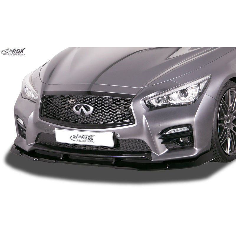 RDX Racedesign, Frontspoiler Vario-X passend für Infinity Q50 2013- (PU), PU-Rim, Unlackiert