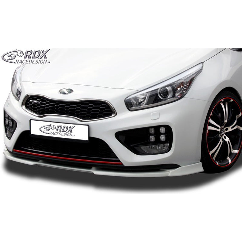 RDX Racedesign, Frontspoiler Vario-X passend für Kia Ceed GT & Pro Ceed GT Typ JD 2012-2018 (PU), PU-Rim, Unlackiert