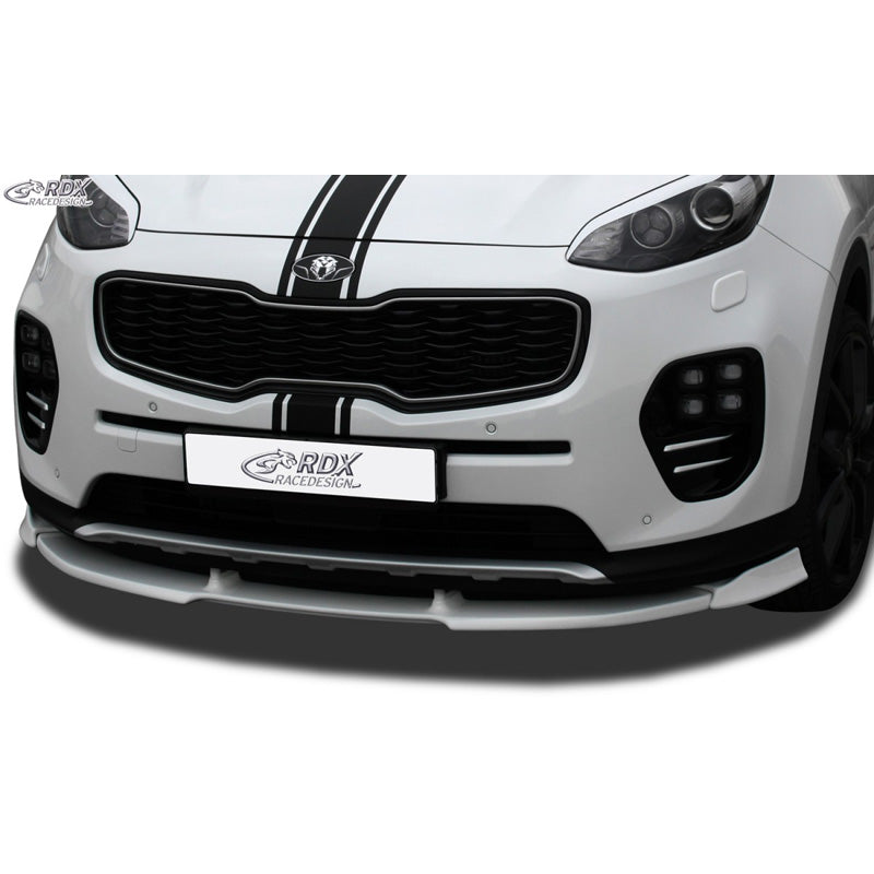 RDX Racedesign, Frontspoiler Vario-X passend für Kia Sportage (QL) 2016-2018 (PU), PU-Rim, Unlackiert