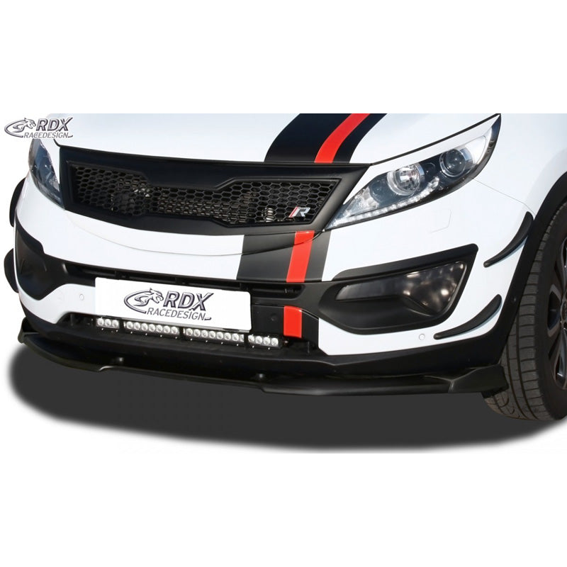 RDX Racedesign, Frontspoiler Vario-X passend für Kia Sportage (SL) 2010-2015 (PU), PU-Rim, Unlackiert