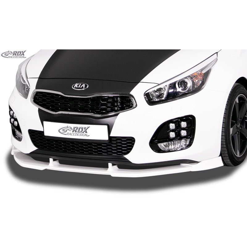 RDX Racedesign, Frontspoiler Vario-X passend für Kia Ceed (JD) HB/SW & Pro Ceed GT & GT-Line 2015-2018 (PU), PU-Rim, Unlackiert