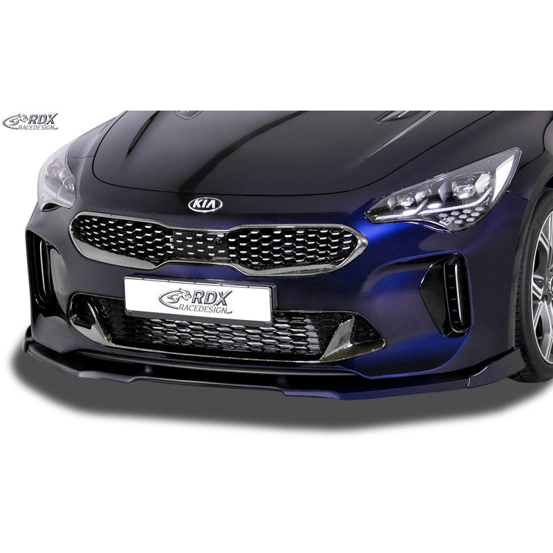 RDX Racedesign, Frontspoiler Vario-X passend für Kia Stinger (CK) 2018- (PU), PU-Rim, Unlackiert