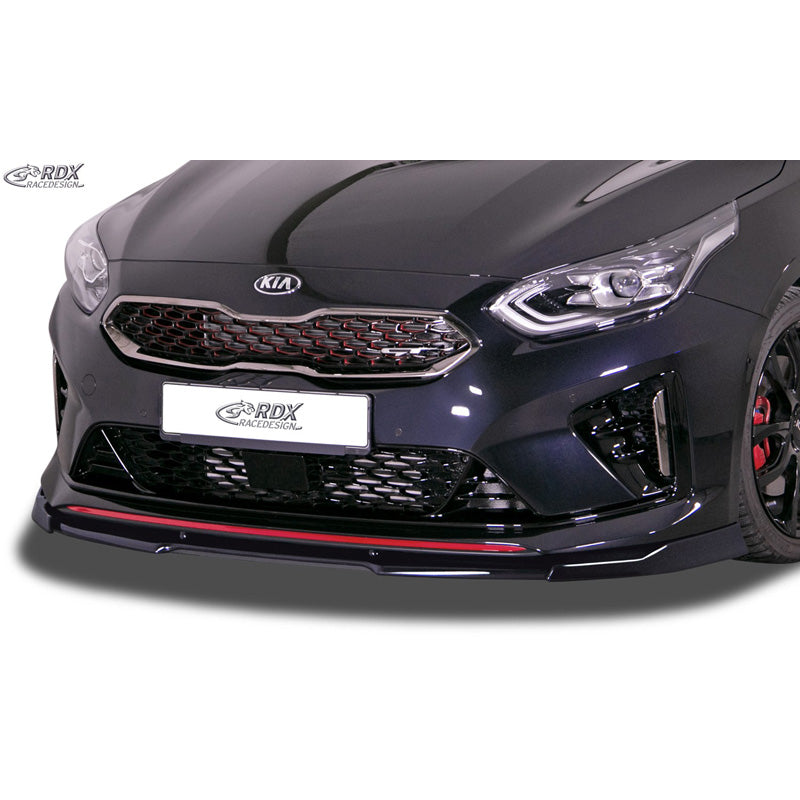 RDX Racedesign, Frontspoiler Vario-X passend für Kia Ceed HB/Sportswagon & ProCeed GT/GT-Line 2018- (PU), PU-Rim, Unlackiert