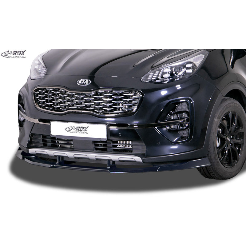 RDX Racedesign, Frontspoiler Vario-X passend für Kia Sportage (QL) Facelift 2018- inkl. GT-Line (PU), PU-Rim, Unlackiert