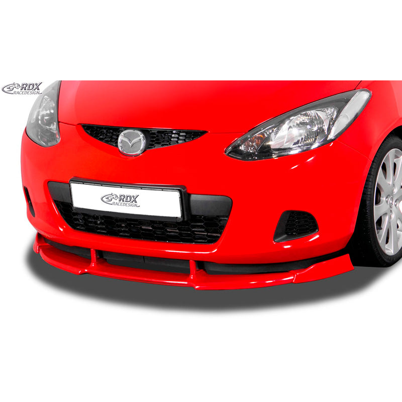 RDX Racedesign, Frontspoiler Vario-X passend für Mazda 2 (DE) 2007-2010 (PU), PU-Rim, Unlackiert