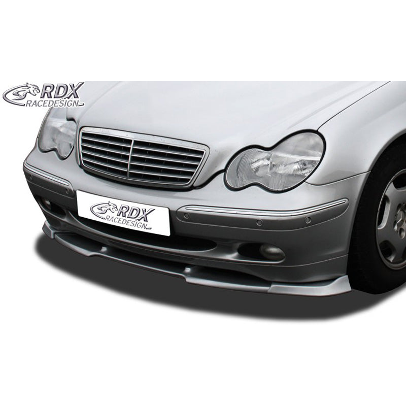 RDX Racedesign, Frontspoiler Vario-X passend für Mercedes C-Klasse W203 Classic/Elegance 2000-2004 (PU), PU-Rim, Unlackiert