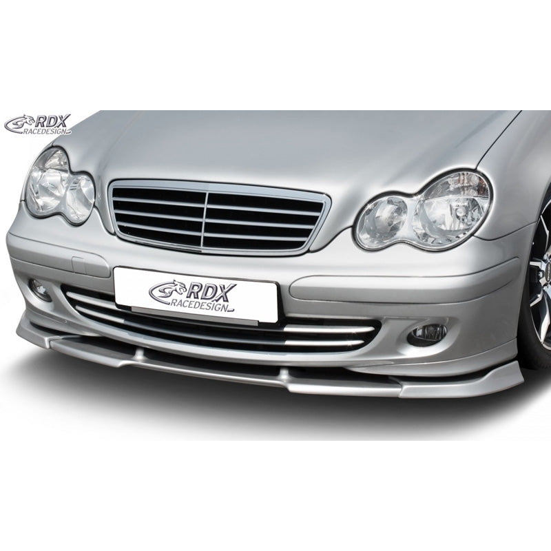 RDX Racedesign, Frontspoiler Vario-X passend für Mercedes C-Klasse W203 2004-2007 (PU), PU-Rim, Unlackiert