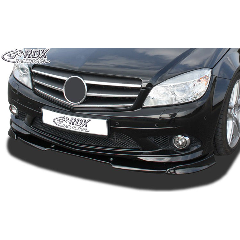 RDX Racedesign, Frontspoiler Vario-X passend für Mercedes C-Klasse W204/S204 AMG-Styling 2007-2011 (PU), PU-Rim, Unlackiert