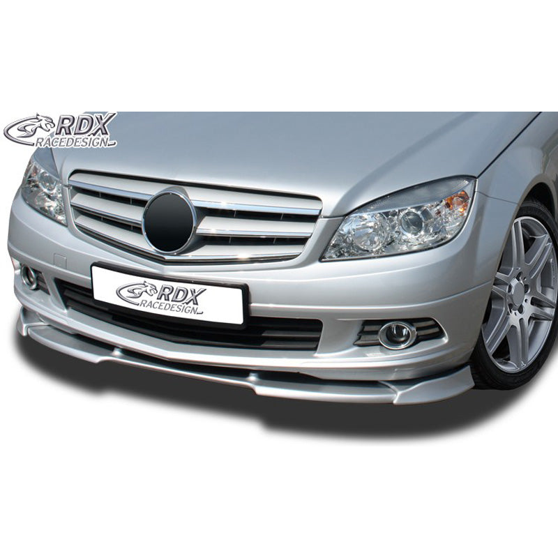 RDX Racedesign, Frontspoiler Vario-X passend für Mercedes C-Klasse W204 2007-2011 (PU), PU-Rim, Unlackiert