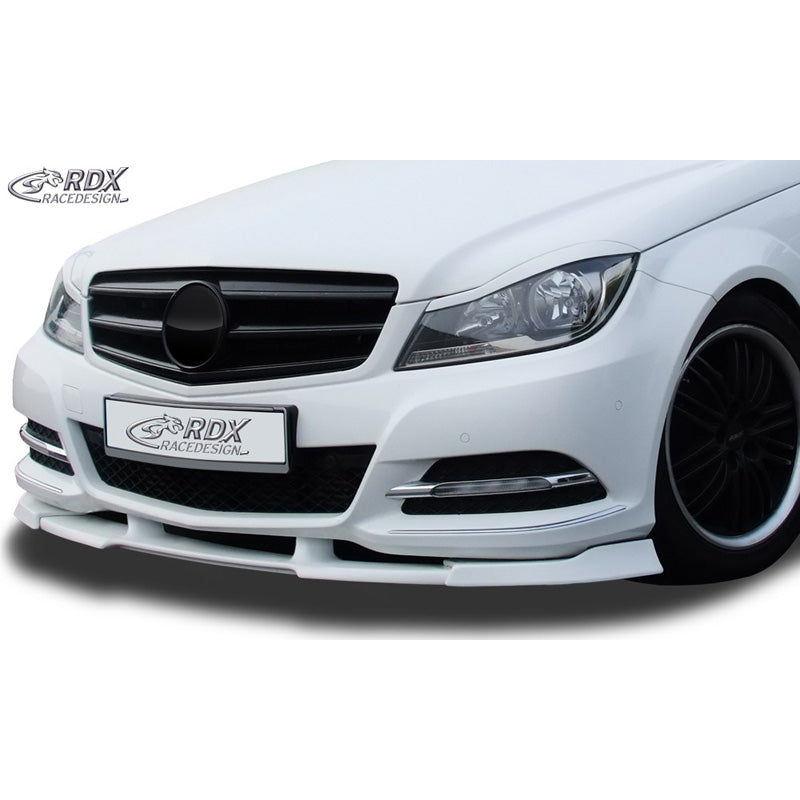 RDX Racedesign, Frontspoiler Vario-X passend für Mercedes C-Klasse W204 2011-2014 (PU), PU-Rim, Unlackiert