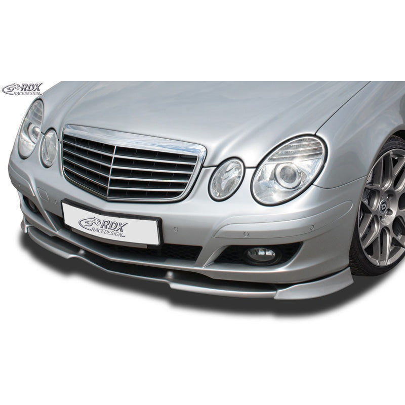 RDX Racedesign, Frontspoiler Vario-X passend für Mercedes E-Klasse W211 2006-2009 (PU), PU-Rim, Unlackiert