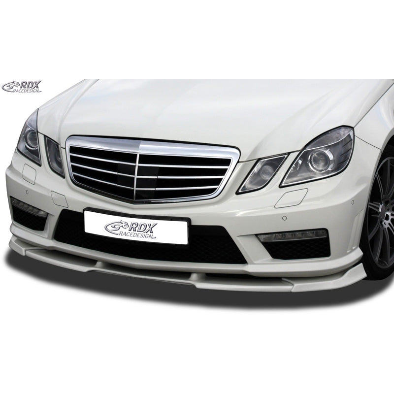 RDX Racedesign, Frontspoiler Vario-X passend für Mercedes E-Klasse W212 AMG 2009-2013 (PU), PU-Rim, Unlackiert