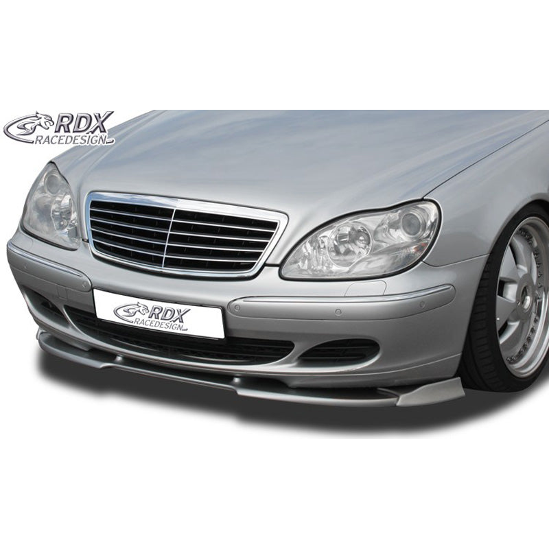 RDX Racedesign, Frontspoiler Vario-X passend für Mercedes S-Klasse W220 2002- (PU), PU-Rim, Unlackiert