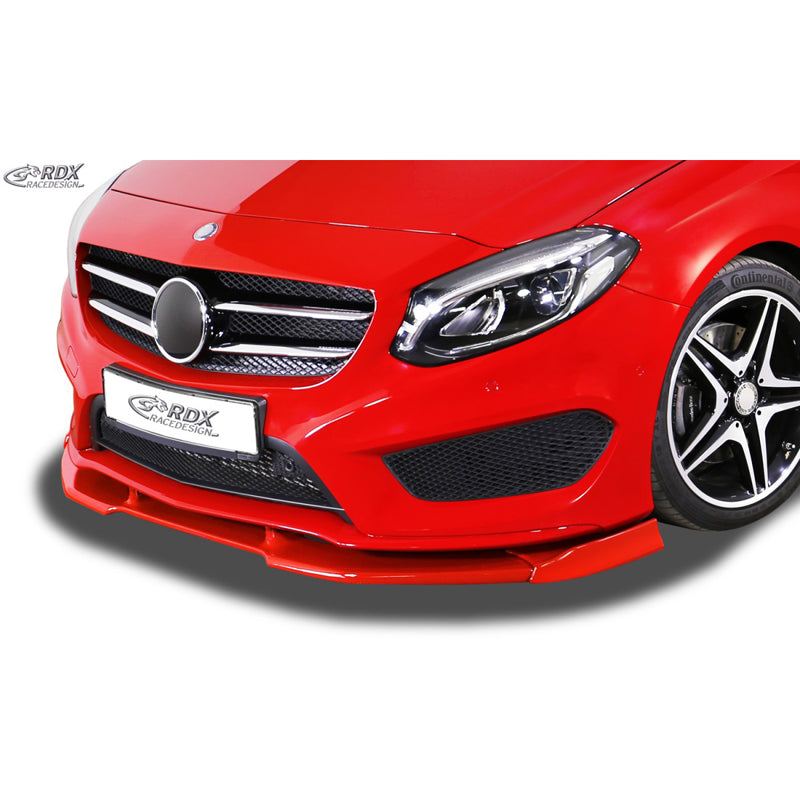 RDX Racedesign, Frontspoiler Vario-X passend für Mercedes B-Klasse W246 AMG-Line (PU), PU-Rim, Unlackiert