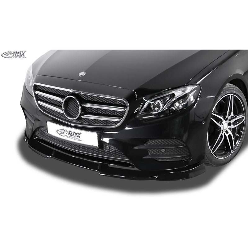 RDX Racedesign, Frontspoiler Vario-X passend für Mercedes E-Klasse W213 AMG-Line & E43 AMG 2016-2020 (PU), PU-Rim, Unlackiert