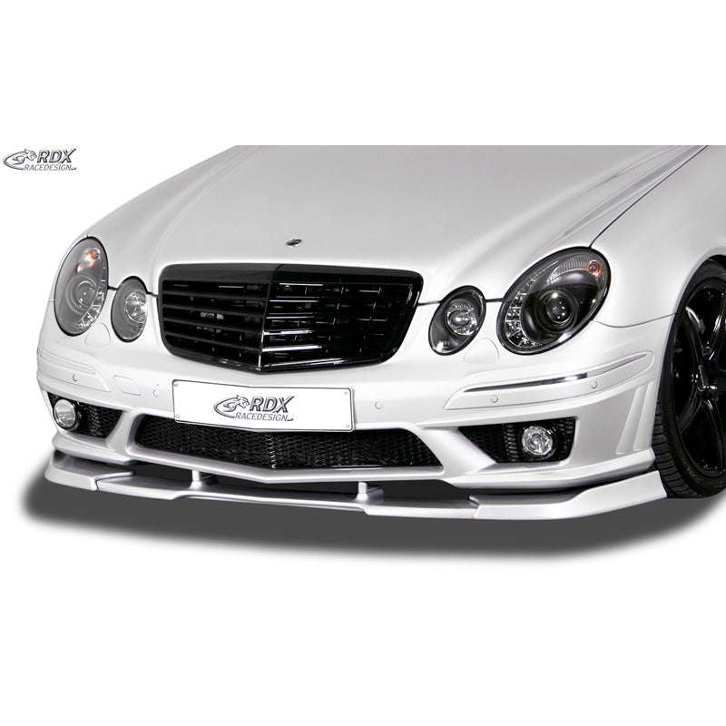 RDX Racedesign, Frontspoiler Vario-X passend für Mercedes E-Klasse W211 AMG 2006-2009 (PU), PU-Rim, Unlackiert