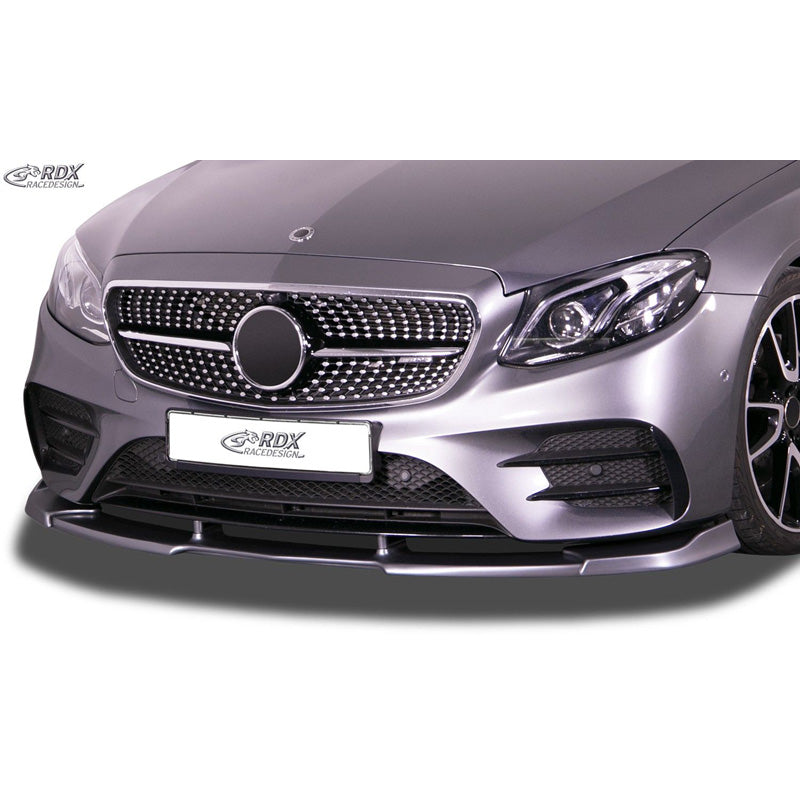 RDX Racedesign, Frontspoiler Vario-X passend für Mercedes E-Klasse AMG-Line & E43 AMG W213/S213 2016-2020 (PU), PU-Rim, Unlackiert