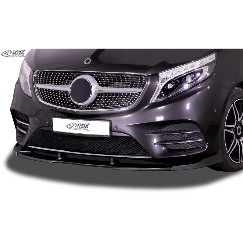 RDX Racedesign, Frontspoiler Vario-X passend für Mercedes V-Klasse W447 AMG-Line 2014-2019 & FL 2019- (PU), PU-Rim, Unlackiert