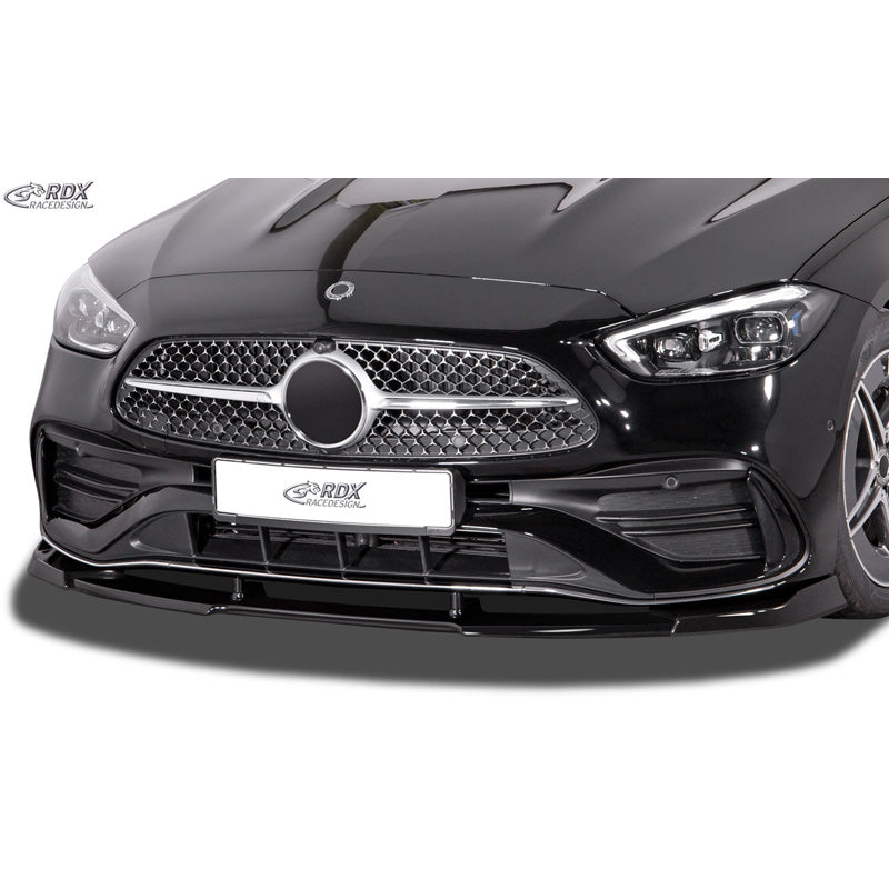 RDX Racedesign, Frontspoiler Vario-X passend für Mercedes C-Klasse W206 Limousine & Estate AMG-Line 2021- (PU), PU-Rim, Unlackiert