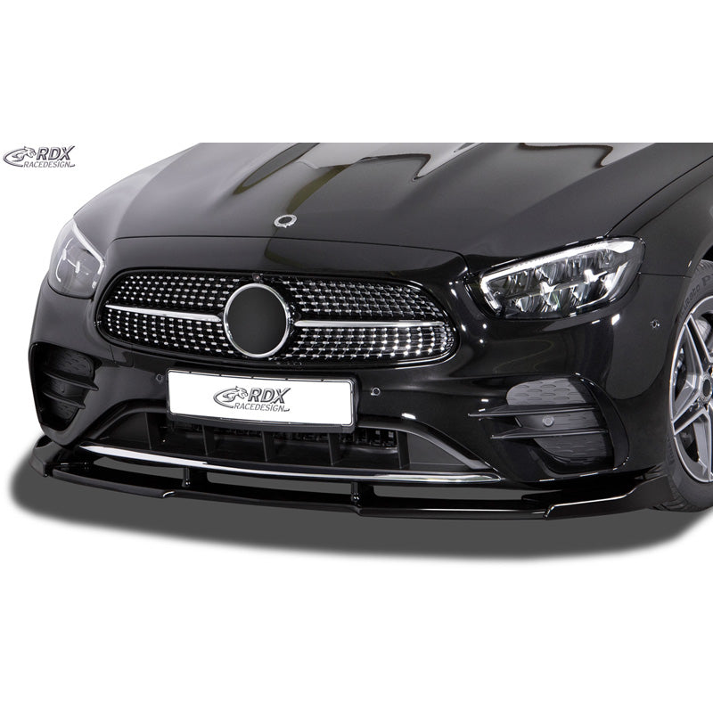 RDX Racedesign, Frontspoiler Vario-X passend für Mercedes E-Klasse W213/S213/A238/C238 AMG-Line Facelift 2020- (PU), PU-Rim, Unlackiert