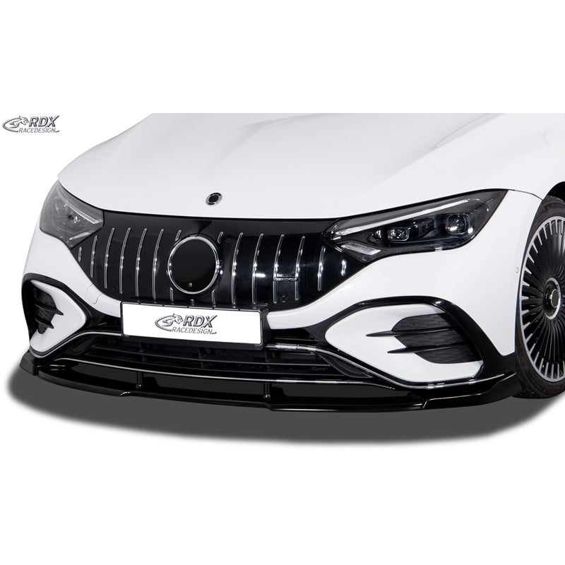 RDX Racedesign, Frontspoiler Vario-X passend für Mercedes EQE 2022- (V295) Inkl. AMG & AMG Line (PU), PU-Rim, Unlackiert