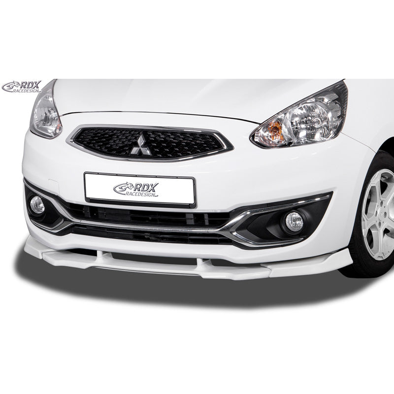 RDX Racedesign, Frontspoiler Vario-X passend für Mitsubishi Space Star (Mirage) FL 2016-2020 (PU), PU-Rim, Unlackiert