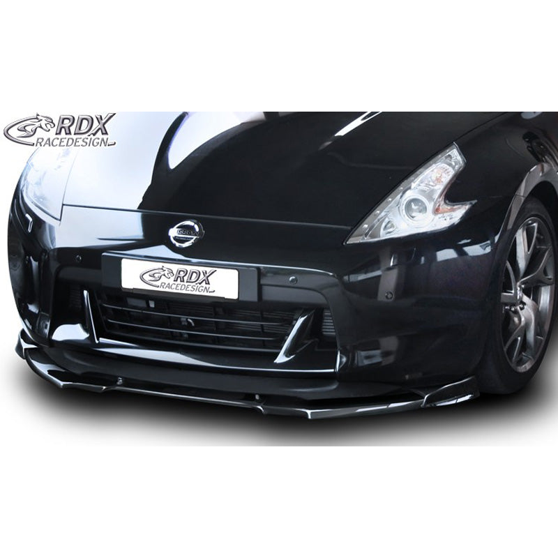 RDX Racedesign, Frontspoiler Vario-X passend für Nissan 370 Z -2012 (PU), PU-Rim, Unlackiert