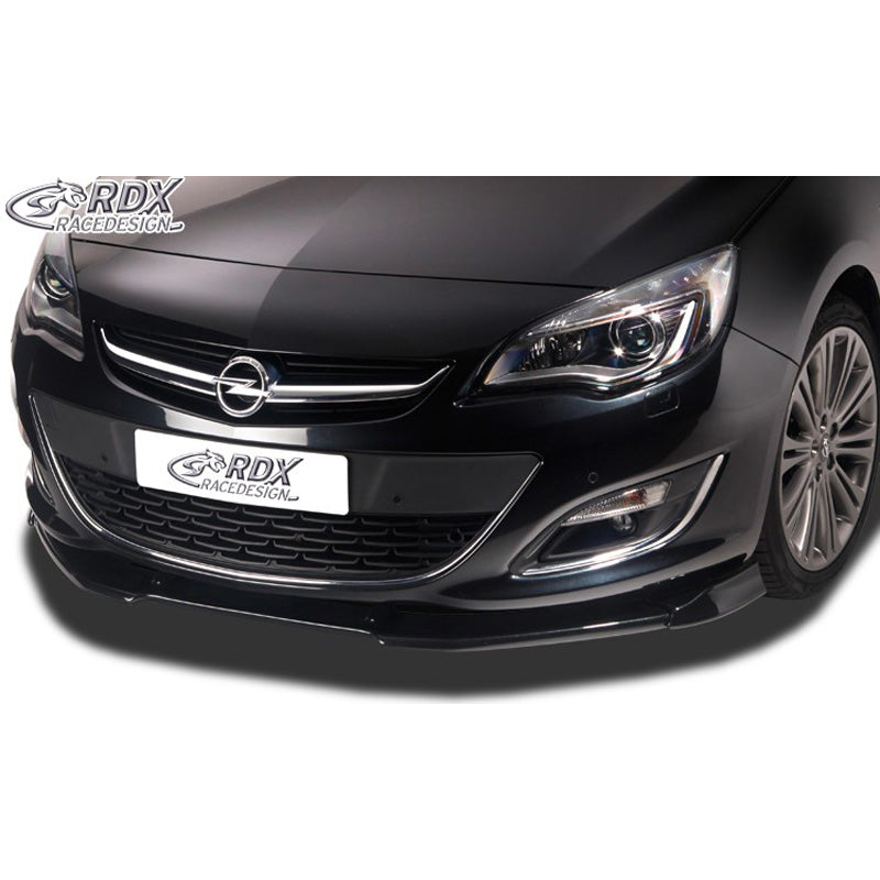 RDX Racedesign, Frontspoiler Vario-X passend für Opel Astra J Facelift 2012-2015 (PU), PU-Rim, Unlackiert