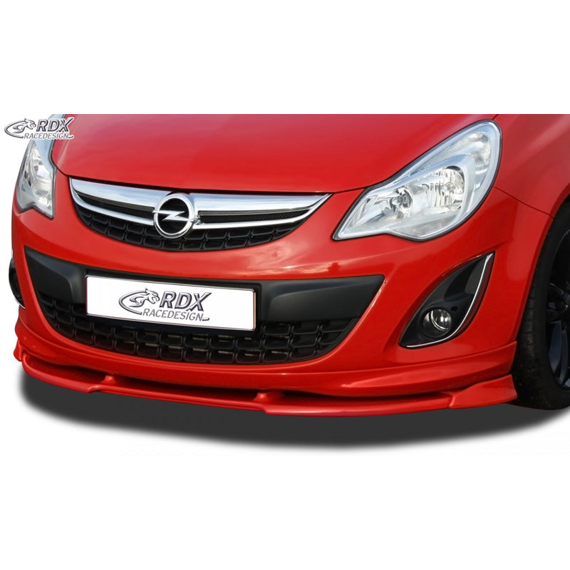 RDX Racedesign, Frontspoiler Vario-X passend für Opel Corsa D Facelift OPC-Line 2010- (PU), PU-Rim, Unlackiert